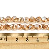 Electroplate Glass Beads Strands EGLA-K061-07A-PL01-4