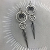 Moon Gothic Style Alloy Dangle Earrings FS-WG16F02-02-1