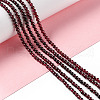 Natural Garnet Beads Strands X-G-F717-14-2
