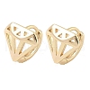 Brass Hoop Earrings EJEW-D320-10G-4