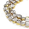 Electroplate Glass Beads Strands EGLA-C005-03F-3