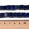 Natural Lapis Lazuli Dyed Beads Strands G-T139-8x8-44-5