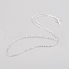 Brass Cable Chain Necklaces with Iron Findings SW073-S-2