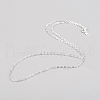 Brass Cable Chain Necklaces with Iron Findings SW073-S-2