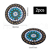 Double-sided Printing Acrylic Crochet Basket Bases DIY-WH0387-40A-2
