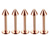 304 Stainless Steel Cone Internally Threaded Labrets for Women Men WG9B6EB-40-1