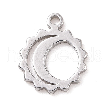 Non-Tarnish 304 Stainless Steel Charms STAS-G287-08P-1