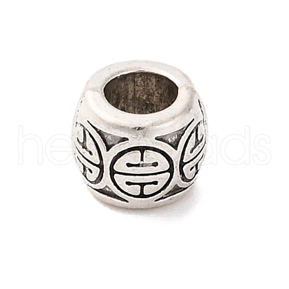 Tibetan Style Alloy European Beads TIBE-M004-04AS-1
