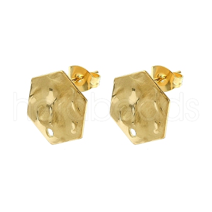 304 Stainless Steel Stud Earring Findings STAS-L024-003G-06-1