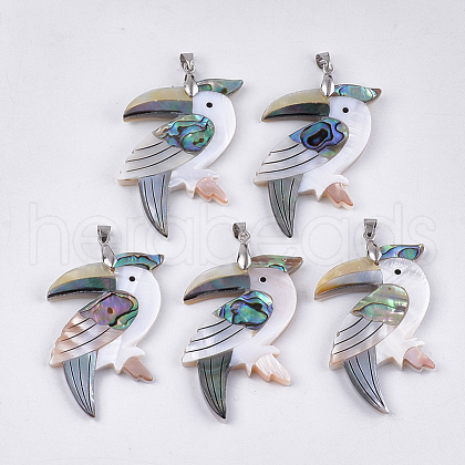 Mixed Shell Big Pendants SHEL-S275-14-1