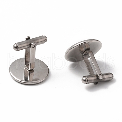 304 Stainless Steel Cuff Buttons STAS-L262-39G-P-1