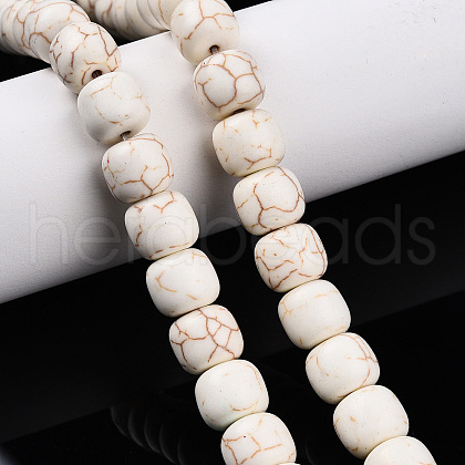 Dyed Synthetic Howlite Beads Strands TURQ-T004-11-1