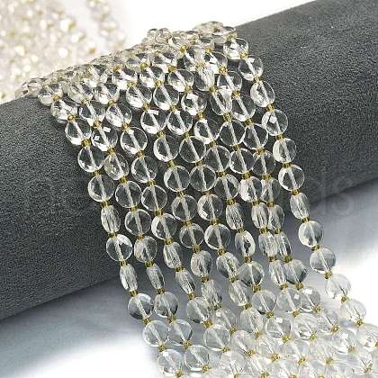 Synthetic Quartz Crystal  Beads Strands G-K389-B75-01-1