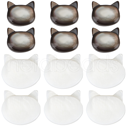 Beebeecraft 12Pcs 2 Styles Natural Mixed Shell Beads SSHEL-BBC0001-03-1