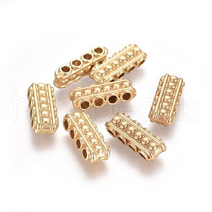 Tibetan Style Alloy Bead Spacer Bars TIBE-A16787-MG-NR-1