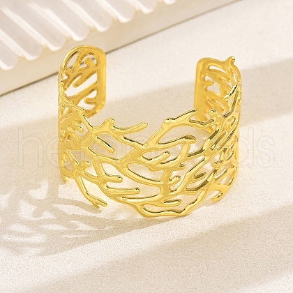 Hollow Out Brass Cuff Bnagles for Women JS8489-2-1