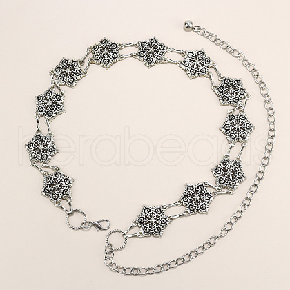 Tibetan Style Alloy Link Chain Belly Chains WG63A0D-03-1