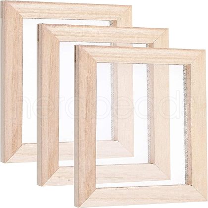 Wooden Paper Making DIY-WH0171-49A-1