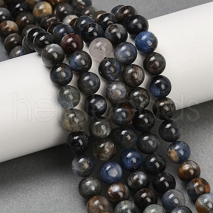 Natural Kyanite Beads Strands G-NH0046-C03-8mm-1