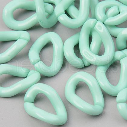 Opaque Acrylic Linking Rings OACR-S038-002G-1