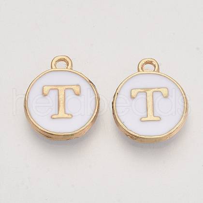 Golden Plated Alloy Charms X-ENAM-S118-01T-1