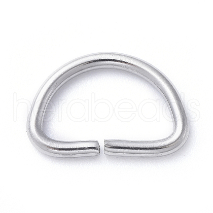 Tarnish Resistant 304 Stainless Steel D Rings STAS-E466-11P-1