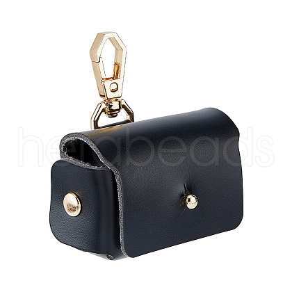 PU Imitation Leather Wedding Ring Pouch ABAG-WH0038-45A-1