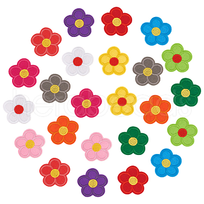 Computerized Embroidery Cloth Iron on/Sew on Patches DIY-WH0430-800-1