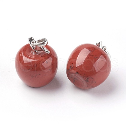 Natural Red Jasper Pendants G-E513-A05-1