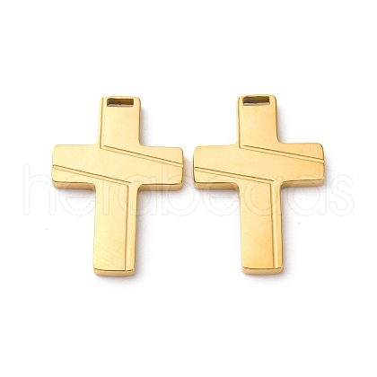 304 Stainless Steel Pendants STAS-U060-04G-1