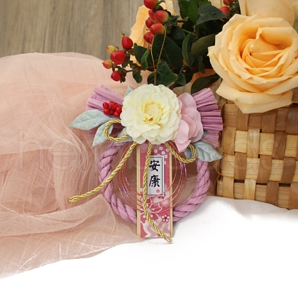 Paper Japanese Wreath Shimenawa Hanging Ornaments PW-WG0A926-07-1