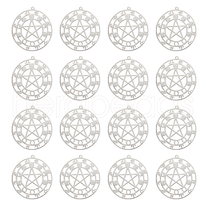 DICOSMETIC 16pcs 201 Stainless Steel STAS-DC0012-62-1