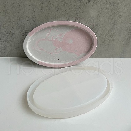 Oval DIY Silicone Jewelry Plate Molds SIMO-P003-01B-1