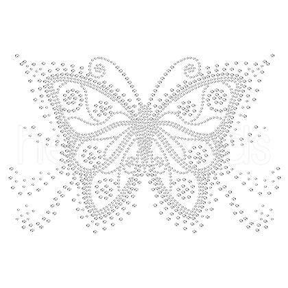 Glass Hotfix Rhinestone DIY-WH0303-216-1