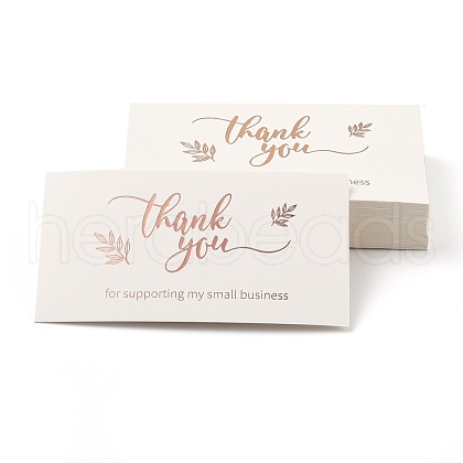 Thank You for Supporting My Small Business Card X-DIY-L035-018H-1