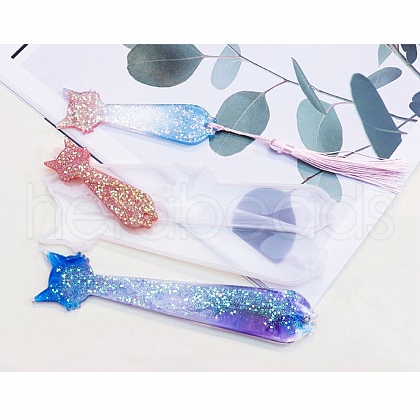 DIY Silhouette Silicone Bookmark Molds DIY-F140-03B-1