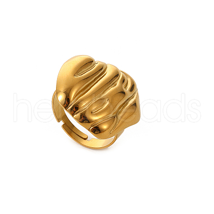 Stainless Steel Adjustable Finger Rings for Women FU4946-2-1