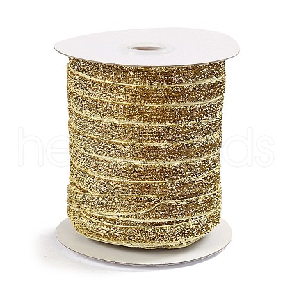 Sparkle Polyester Ribbon OCOR-WH0082-158A-03-1