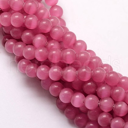 Cat Eye Beads Strands CE-M011-8mm-08-1
