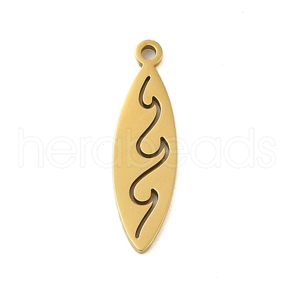 304 Stainless Steel Pendants STAS-S123-03G-06-1