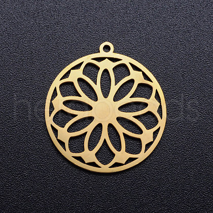 201 Stainless Steel Pendants STAS-Q201-JN345-2-1