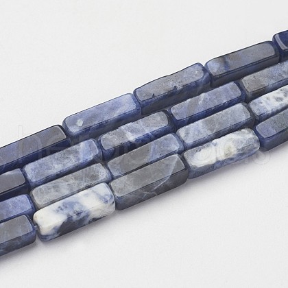 Natural Sodalite Beads Strands X-G-G968-D02-1