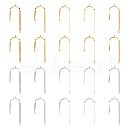 Unicraftale 304 Stainless Steel Asymmetric Length Chandelier Component Links STAS-UN0011-59-1