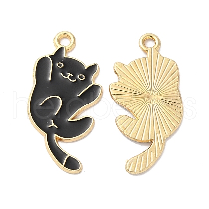 Alloy Enamel Pendants ENAM-D046-35G-1