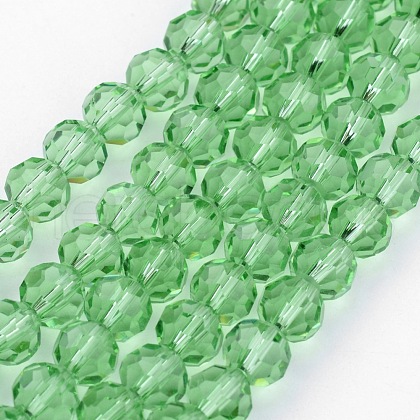 Transparent Glass Bead Strands X-GLAA-G013-4mm-55-1