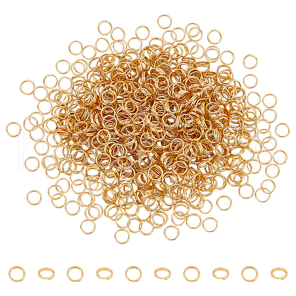 Unicraftale 600Pcs 304 Stainless Steel Split Rings STAS-UN0060-32-1