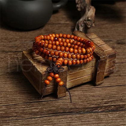 108 Beads Prayer Mala Bracelet PW-WG98399-07-1