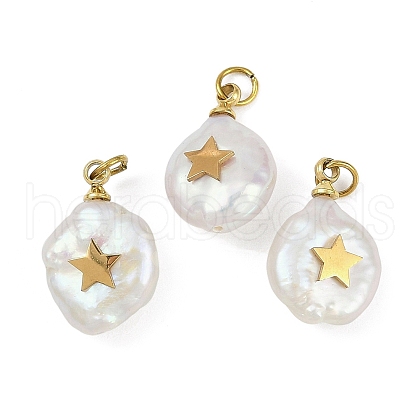 Natural Keshi Pearl Pendants STAS-Z136-01G-03-1
