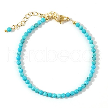 Bohemian Style Synthetic Turquoise Beaded Bracelets Women's Fashion Accessory WQ4468-11-1