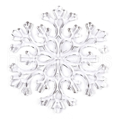 Transparent Acrylic Connector Charms TACR-T028-20A-1
